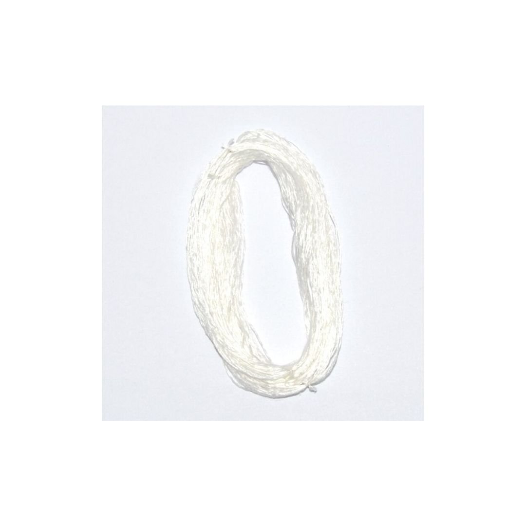 Powerex Doğal Saf İpek Zargana İpeği Beyaz 10'lu Paket