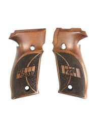 Sig Sauer P226 Uyumlu Lazer Kesim Sig Sauer P226 Yazılı Ahşap Kabze