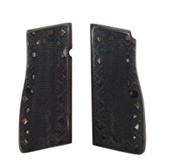 Belçika Browning Hp 14 Uyumlu Özel Üretim Lazer Kesim Ahşap Kabze 2022-41