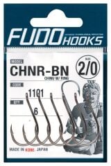 Fudo 1101 Chinu With Ring 5/0 no. Black Nickel İğne 3 lü Paket