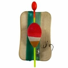 8gr. Top Şamandıralı Tahta Kasnaklı 2ad.4no İğneli El Oltası Takımı