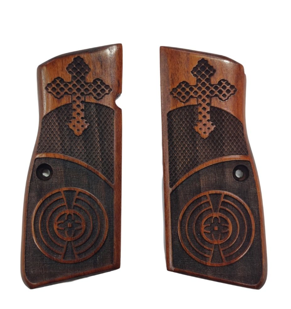 Belçika Browning Hp 14 Uyumlu Özel Üretim Lazer Kesim Ahşap Kabze 2022-30