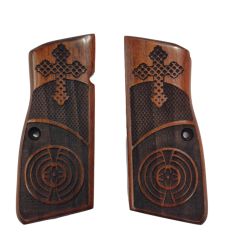 Belçika Browning Hp 14 Uyumlu Özel Üretim Lazer Kesim Ahşap Kabze 2022-30