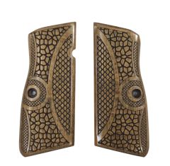 Belçika Browning Hp 14 Uyumlu Özel Üretim Lazer Kesim Ahşap Kabze 2022-26