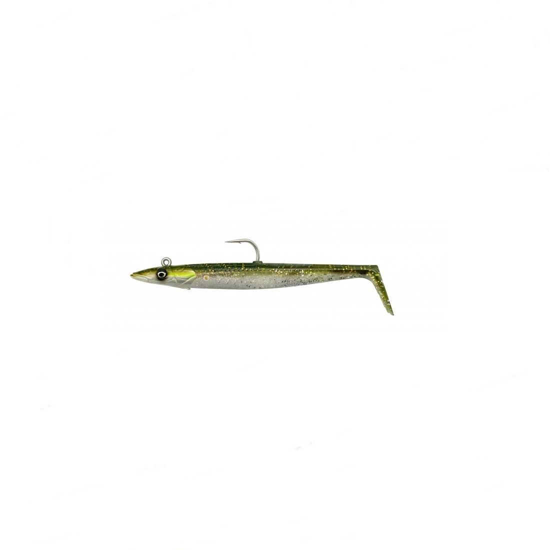 Savage Gear Sandeel V2 12 cm 22 gr Green Silver 2+1 Suni Yem