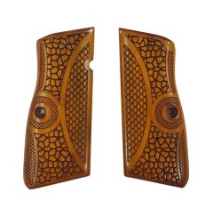 Belçika Browning Hp 14 Uyumlu Özel Üretim Lazer Kesim Ahşap Kabze 2022-24