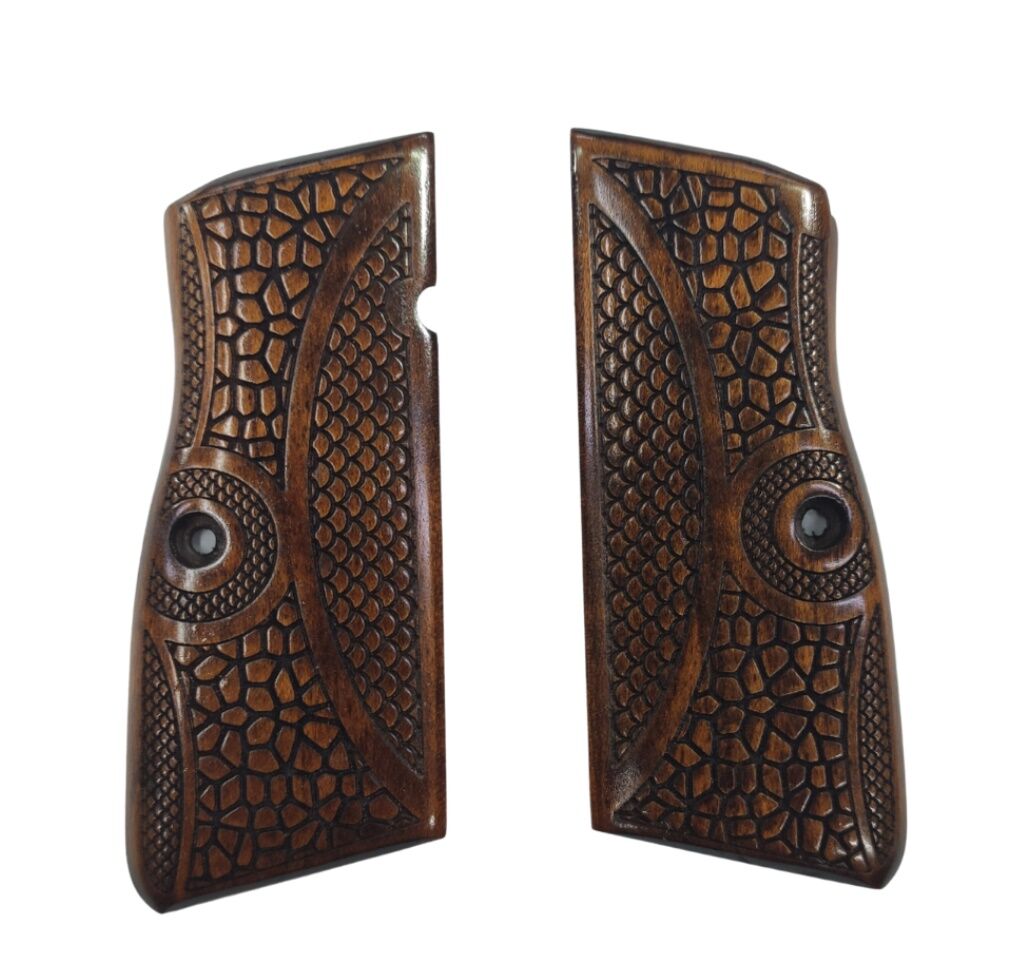 Belçika Browning Hp 14 Uyumlu Özel Üretim Lazer Kesim Ahşap Kabze 2022-25