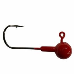 Powerex Paslanmaz Kırmızı 12gr. 4/0 No. Black Nickel Zoka İğne (Jig Head)