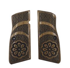 Belçika Browning Hp 14 Uyumlu Özel Üretim Lazer Kesim Ahşap Kabze 2022-18