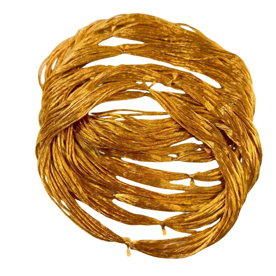 Powerex Doğal Saf İpek Zargana İpeği Bakır 10'lu Paket