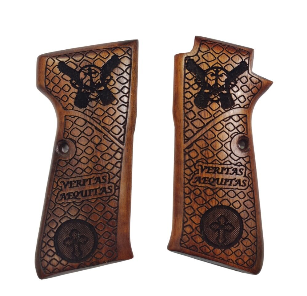 MAB PA-15 Uyumlu Özel Seri Metal Lazer Kesim Ahşap Kabze 2022-15