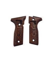 Beretta Stoeger Uyumlu Lazer Kesim Ahşap Kabze 2022-3