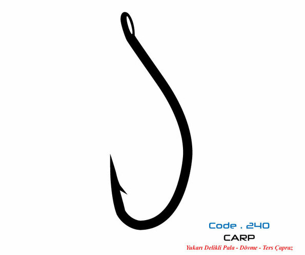 Fudo 2401 CARP #2 BLACK NIKEL 9lu paket