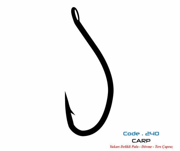 Fudo 2407 CARP #2 Teflon 6lı paket