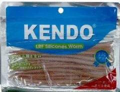 Kendo 10 cm Lrf Silicones Worm Brown (Slim Gövde-Kokulu) 15 adet