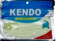Kendo 10 cm Lrf Silicones Worm Glow (Slim Gövde-Kokulu) 15 adet