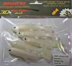 Powerex 3D 5565 8 cm. 76 Silikon Sahte Yem 5li Paket