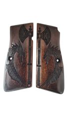 Belçika Browning Hp 14 Uyumlu Özel Üretim Lazer Kesim Ahşap Kabze 2021-20