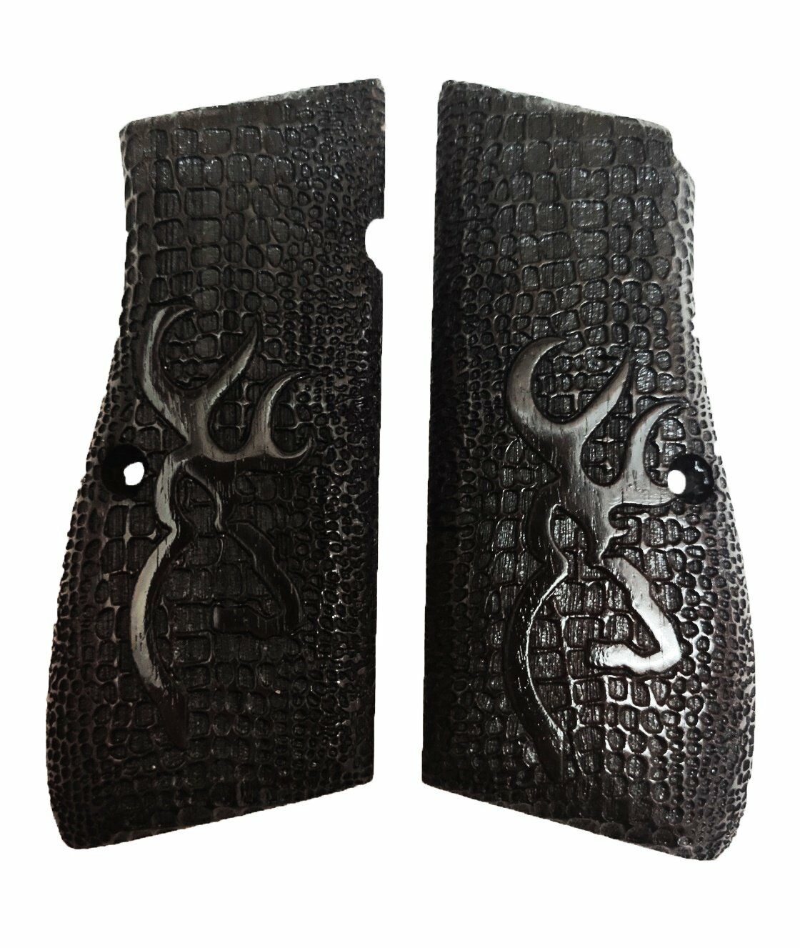 Belçika Browning Hp 14 Uyumlu Özel Üretim Lazer Kesim Ahşap Kabze 2021-18