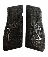 Belçika Browning Hp 14 Uyumlu Özel Üretim Lazer Kesim Ahşap Kabze 2021-18