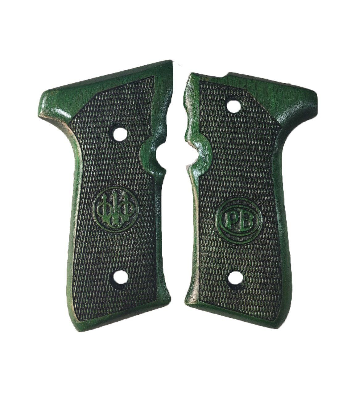 Beretta F92, 92A1, 92G, 92FS, 96, 96A1, M9, M9A1 Uyumlu Özel Seri Lazer Kesim Ahşap Kabze 2021-9