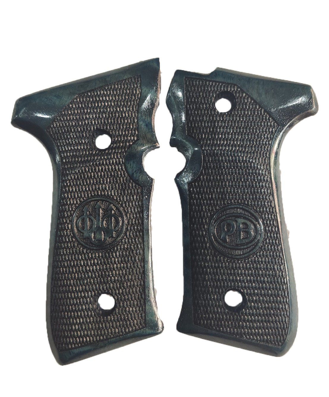 Beretta F92, 92A1, 92G, 92FS, 96, 96A1, M9, M9A1 Uyumlu Özel Seri Lazer Kesim Ahşap Kabze 2021-10