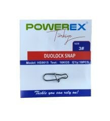 Powerex HS9015 3 No. Sahte Yem - Rapala Klipsi 10lu Paket