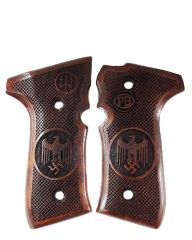 Beretta F92, 92A1, 92G, 92FS, 96, 96A1, M9, M9A1 Uyumlu Özel Seri Lazer Kesim Ahşap Kabze 2021-5