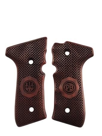 Beretta F92, 92A1, 92G, 92FS, 96, 96A1, M9, M9A1 Uyumlu Özel Seri Lazer Kesim Ahşap Kabze 2021-1