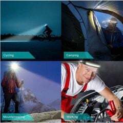 Onelight Hareket Sensörlü USB Şarjlı LED Kafa Feneri