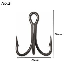 Powerex 8236 Black Nickel Paslanmaz 2 no. Üçlü İğne 100 lü kutu