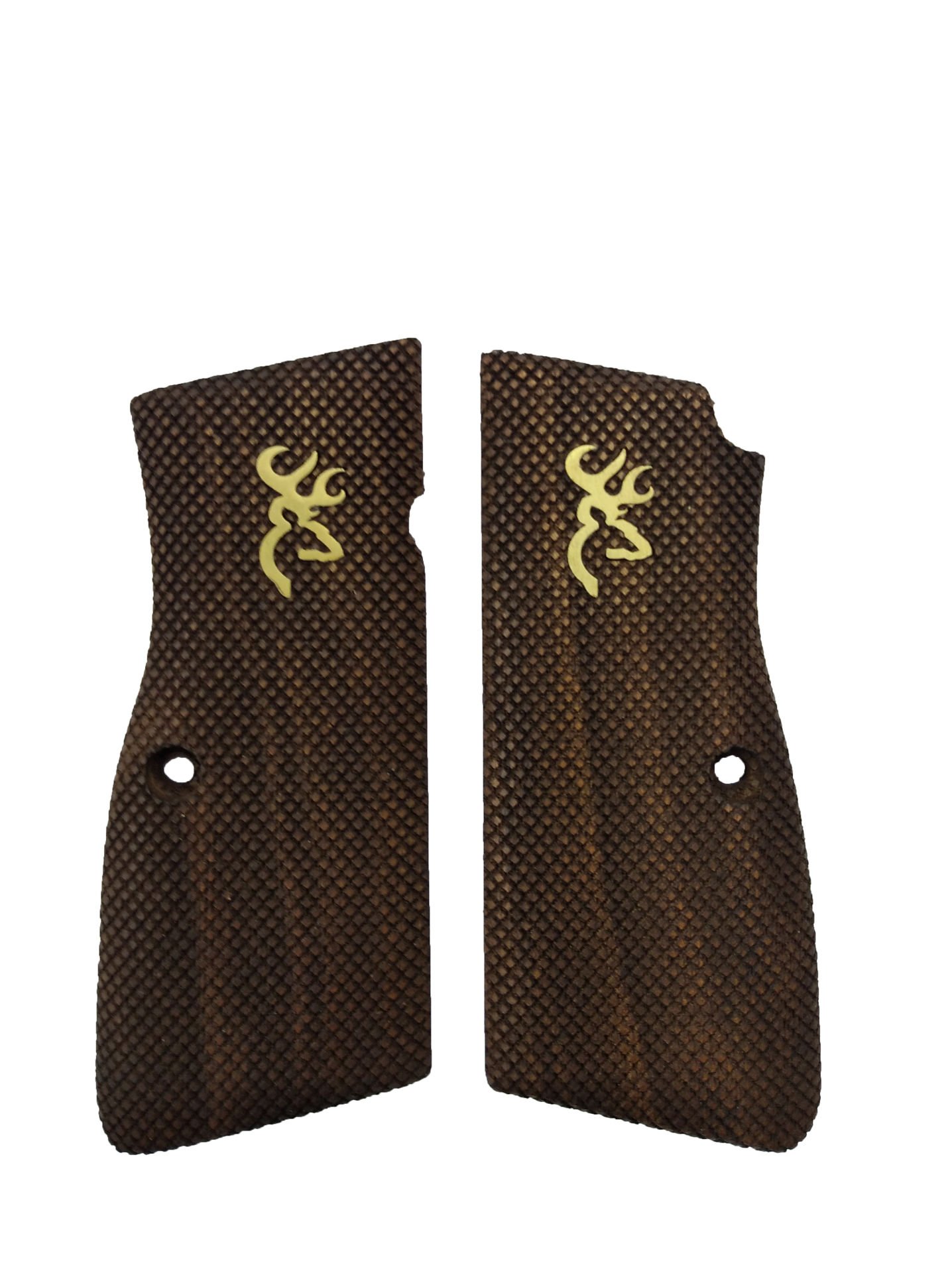 Belçika Browning Hp 14 Uyumlu Özel Üretim Lazer Kesim Ahşap Kabze Mod84