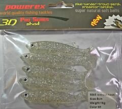 Powerex 3D 5565 8 cm. 65 Silikon Sahte Yem 5li Paket