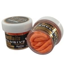 Renat Baits Trout Bait Peynir Kokulu Silikon Kurtçuk Simli Alabalık Yemi – Turuncu