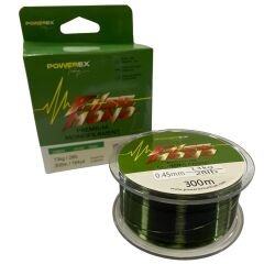 Powerex Pulse Yeşil 300m. 0,33mm. 6.88kg. Carbon Monofilament Misina