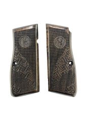 Belçika Hp 14 Uyumlu Özel Üretim Lazer Kesim Ahşap Kabze Mod84