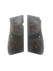 Belçika Browning Hp 14 Uyumlu Özel Üretim Üç Hilal Lazer Kesim Ahşap Kabze Mod80