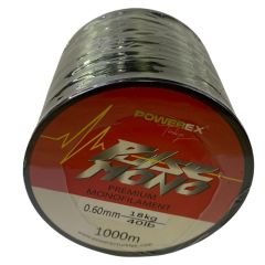 Powerex Pulse Yeşil 1000m. 0,37mm. 8.49kg. Carbon Monofilament Misina