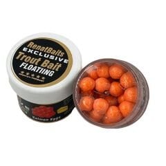 Renat Baits Trout Bait Peynir Kokulu Silikon Alabalık Yemi Salmon Eggs 40 Pcs - Turuncu