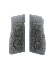 Belçika Browning Hp 14 Uyumlu Özel Üretim Lazer Kesim Siyah Ahşap Kabze Mod82