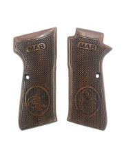 MAB PA-15 Uyumlu Özel Seri Osmanlı Tuğra ve Sanca Model Lazer Kesim Ahşap Kabze Mod2