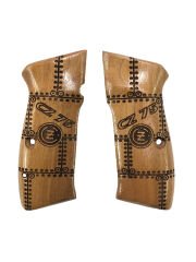 CZ75 Uyumlu Özel Seri Lazer Kesim Ahşap Kabze Mod60