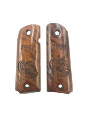 Colt 1911 Uyumlu Özel Model Lazer Kesim Ahşap Kabze Mod64