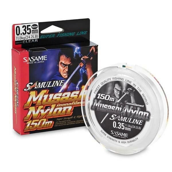 Sasame Line Musashi Clear 0,35mm 150MT Misina