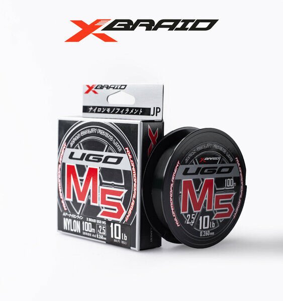 Ygk X062 Ugo 0,26mm. 4.54Kg M5 NYLON 100m. Misina