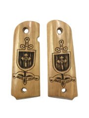 Colt 1911 Uyumlu Özel Seri Lazer Kesim Ahşap Kabze Mod59