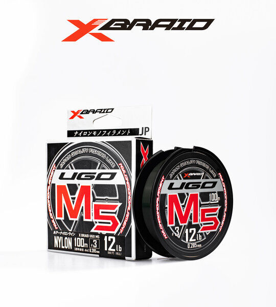 Ygk X062 Ugo 0,285mm. 5.45Kg M5 NYLON 100m. Misina
