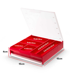 Çift Taraflı Lrf Kutusu Organizer Balıkçı Kutusu