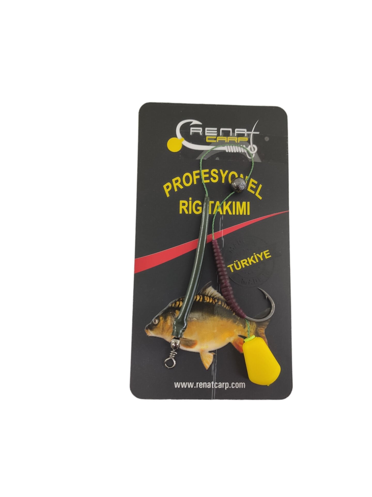 Renat Carp Profesyonel Sazan Rig Takımı - Mısır Model Sarı Boncuk
