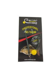 Renat Carp Profesyonel Sazan Rig Takımı - Yuvarlak Sarı Boncuk